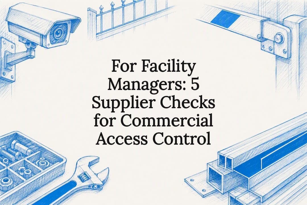 For Facility Managers: 5 Supplier Checks for Commercial Access Control