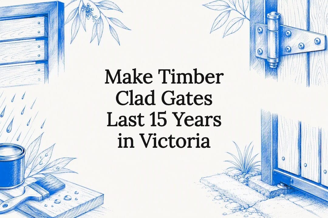 Make Timber Clad Gates Last 15 Years in Victoria