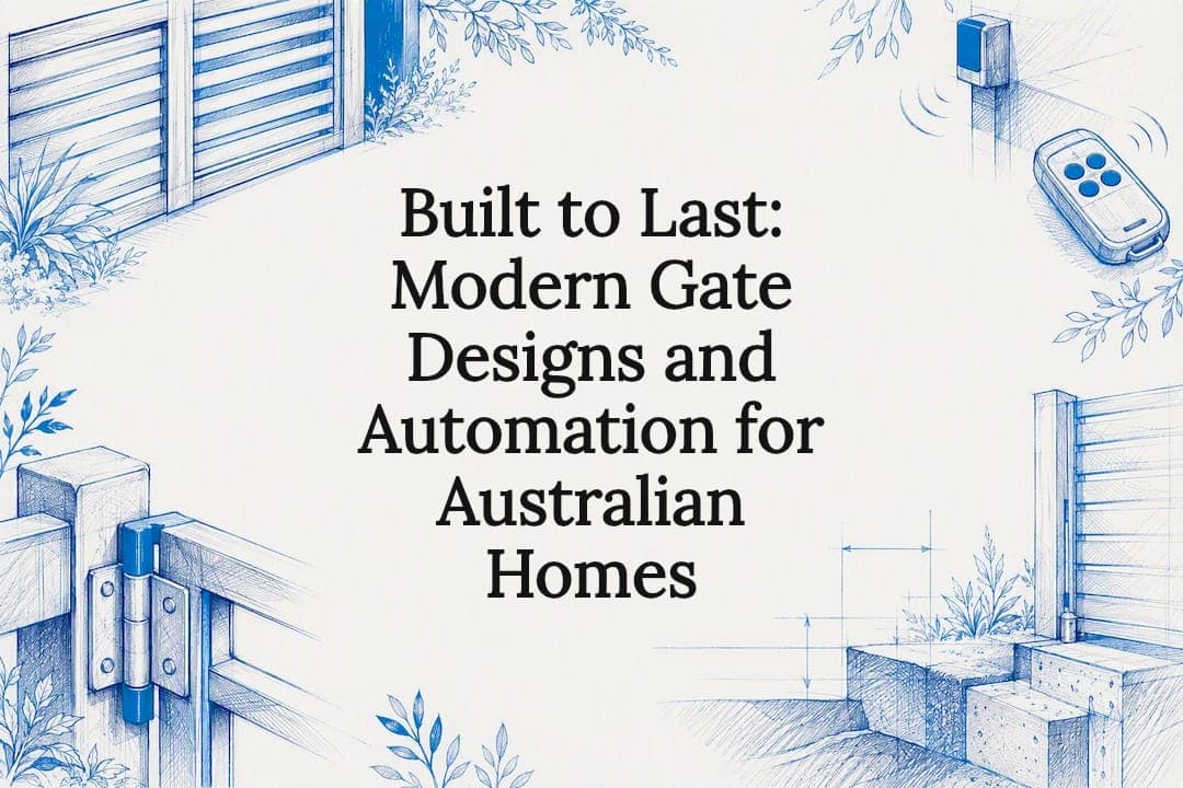 Built to Last: Modern Gate Designs and Automation for Australian Homes