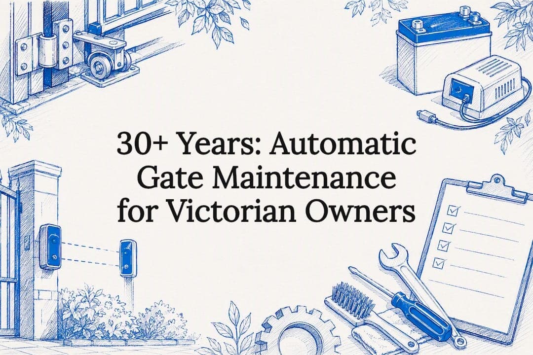 30+ Years: Automatic Gate Maintenance for Victorian Owners