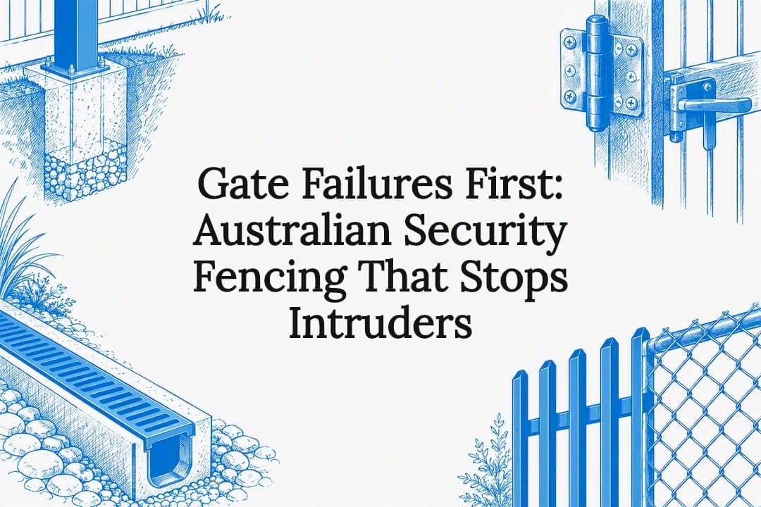 Gate Failures First: Australian Security Fencing That Stops Intruders