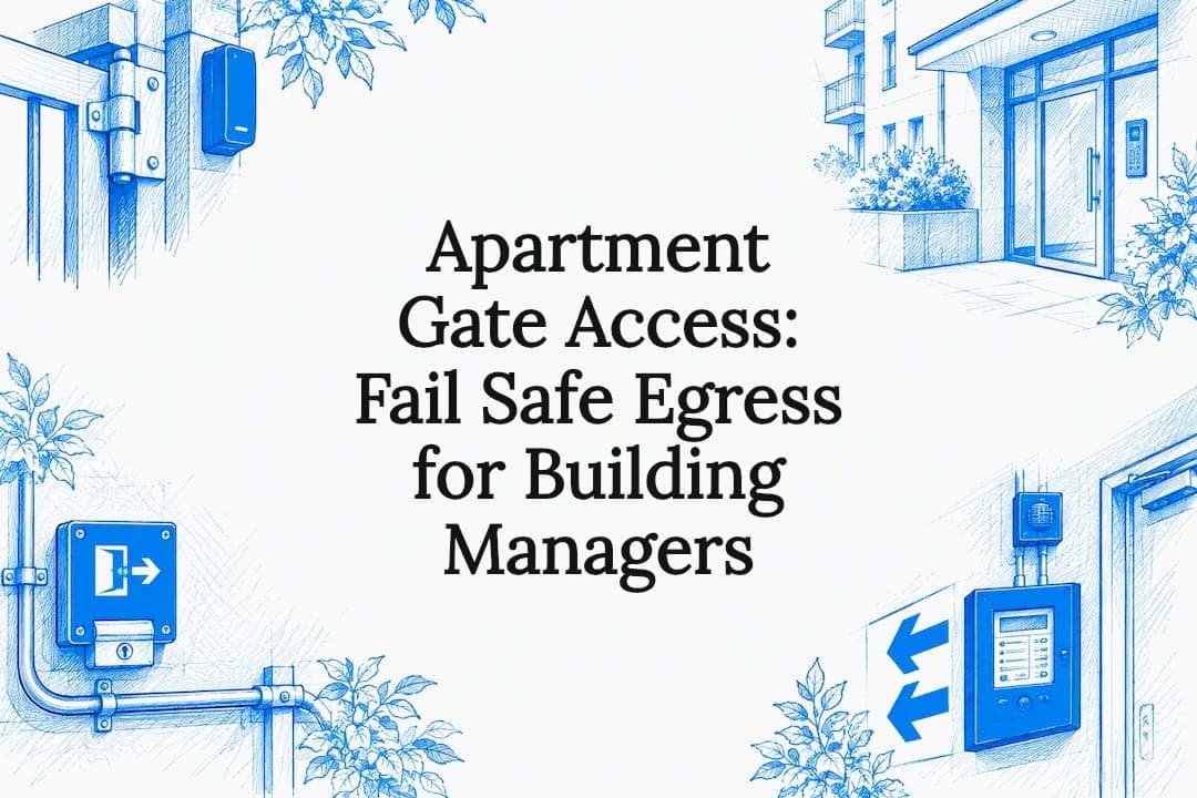 Apartment Gate Access: Fail Safe Egress for Building Managers