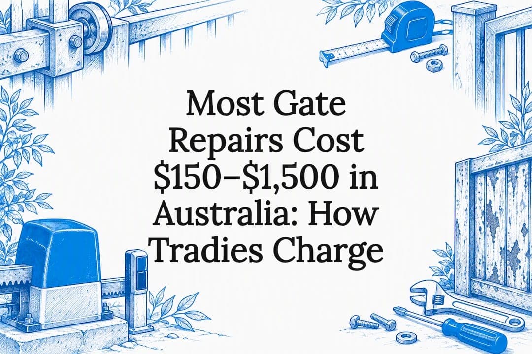 Most Gate Repairs Cost $150–$1,500 in Australia: How Tradies Charge