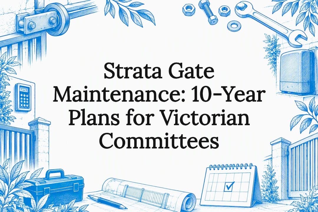 Strata Gate Maintenance: 10-Year Plans for Victorian Committees