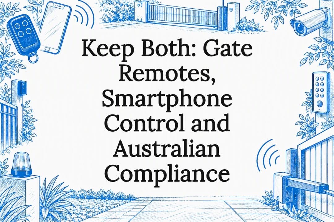 Keep Both: Gate Remotes, Smartphone Control and Australian Compliance