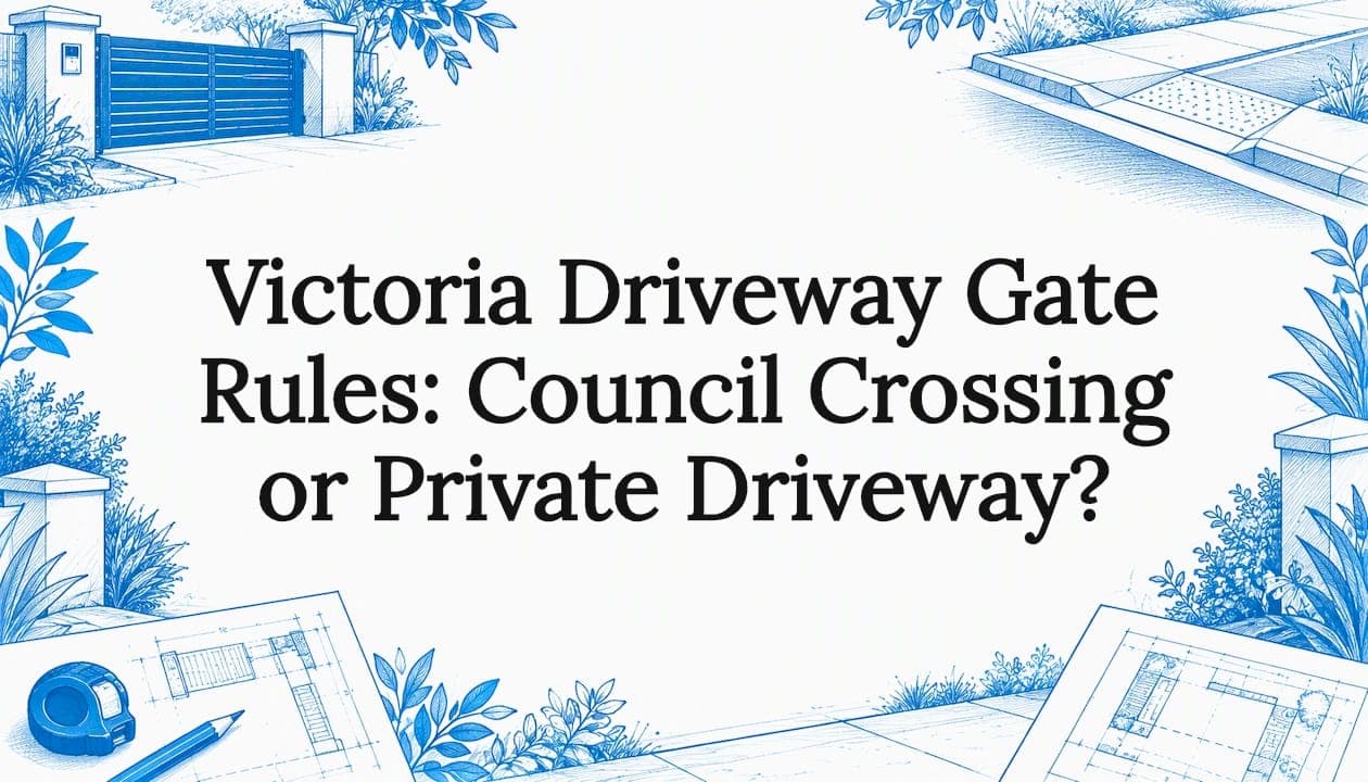 Victoria Driveway Gate Rules: Council Crossing or Private Driveway?