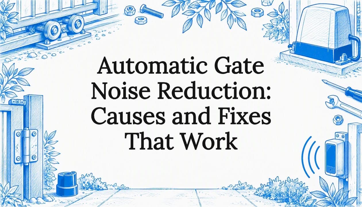 Automatic Gate Noise Reduction: Causes and Fixes That Work