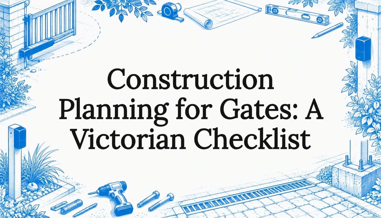 Construction Planning for Gates: A Victorian Checklist