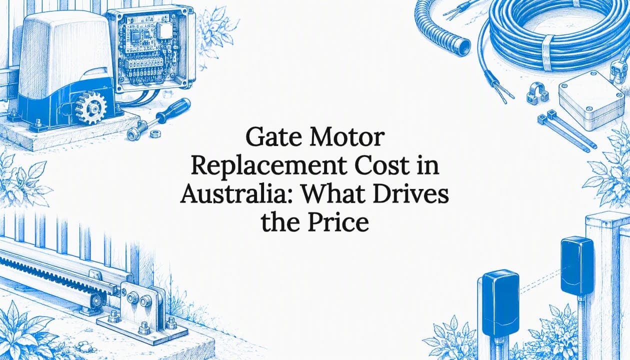 Gate Motor Replacement Cost in Australia: What Drives the Price